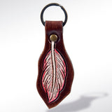 ADKR160 Hand Tooled Genuine Leather Keyring