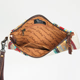 ADBG344 Wristlet Genuine Western Leather Women Bag Dixie