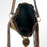 LC-ADBGI102C Bucket Hair On Genuine Western Leather Women Bag