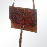 ADBGI115 Coin Purse Hand Tooled Genuine Western Leather Women Bag