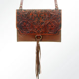 ADBGI115 Coin Purse Hand Tooled Genuine Western Leather Women Bag