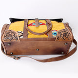 LC-ADBG516 Duffel Genuine Western Leather Women Bag