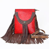 LC-ADBG527RED Crossbody Genuine Western Leather Women Bag