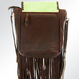 LC-ADBG532GRN Crossbody Hair-On Genuine Western Leather Women Bag