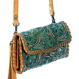 ADBG514 Crossbody Genuine Western Leather Women Bag Sage