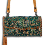 ADBG514 Crossbody Genuine Western Leather Women Bag Sage