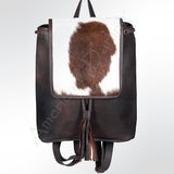 LC-ADBGZ218 Backpack Hair On Genuine Western Leather Women Bag