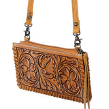 ADBG535 Wallet Hand Tooled Genuine Western Leather Women Bag