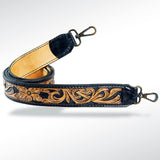 ADSTF112 Hand Tooled Genuine Leather Handle Strap