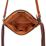 LC-ADBG109BRCHESL Crossbody Genuine Western Leather Women Bag Annie