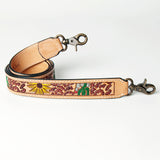 ADSTF124 Hand Tooled Genuine Leather Handle Strap