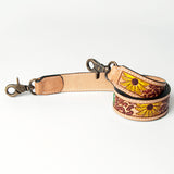 ADSTF124 Hand Tooled Genuine Leather Handle Strap