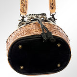 ADBG537BKW Bucket Genuine Western Leather Women Bag