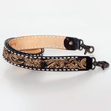 ADSTF112 Hand Tooled Genuine Leather Handle Strap