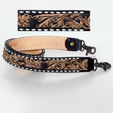 ADSTF112 Hand Tooled Genuine Leather Handle Strap