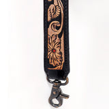 ADSTF126 Hand Tooled Genuine Leather Handle Strap