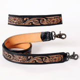 ADSTF126 Hand Tooled Genuine Leather Handle Strap