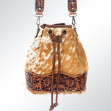 ADBG569 Bucket  Hair On Genuine Western Leather Women Bag