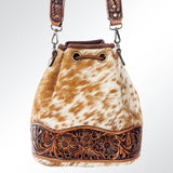 ADBG569 Bucket  Hair On Genuine Western Leather Women Bag