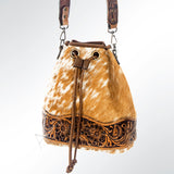 ADBG569 Bucket  Hair On Genuine Western Leather Women Bag