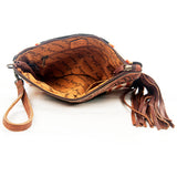 ADBG344 Wristlet Genuine Western Leather Women Bag Becca