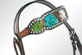 LC-ADEE315-HS Western Leather Headstall