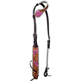 ADPAR141-Western Leather One Ear Headstall