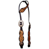 ADPAR146-Western Leather One Ear Headstall