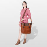 LC-ADBGZ259 Tote Genuine Western Leather Women Bag