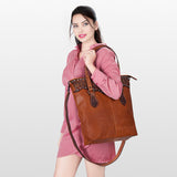 LC-ADBGZ259 Tote Genuine Western Leather Women Bag