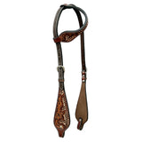 BER101-Western Leather One Ear Headstall