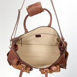 LC-ADBGI124A Duffel Hair On Genuine Western Leather Women Bag