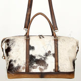 ADBGI134 Duffel Hair On Genuine Western Leather Women Bag