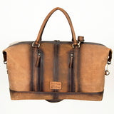 ADBGI134 Duffel Hair On Genuine Western Leather Women Bag