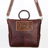 LC-ADBGI143B Tote Genuine Western Leather Women Bag