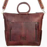 LC-ADBGI143B Tote Genuine Western Leather Women Bag