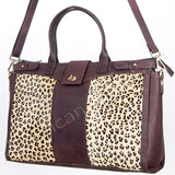 LC-ADBGI145B Tote Hair On Genuine Western Leather Women Bag