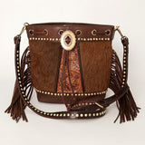 LC-ADBGI149 Bucket Genuine Western Leather Women Bag