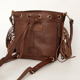 LC-ADBGI149 Bucket Genuine Western Leather Women Bag