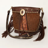 LC-ADBGI149 Bucket Genuine Western Leather Women Bag