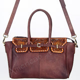 LC-ADBGI151B Tote Genuine Western Leather Women Bag