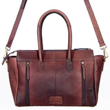 LC-ADBGI151B Tote Genuine Western Leather Women Bag