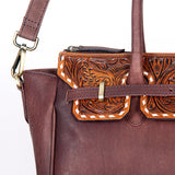 LC-ADBGI151B Tote Genuine Western Leather Women Bag