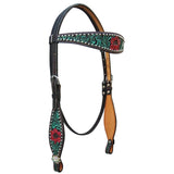 BER103-Western Leather Headstall