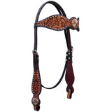 BER106-Western Leather Headstall