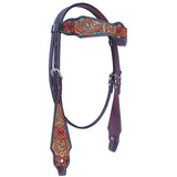 BER110-Western Leather Headstall