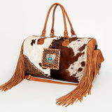 ADBG608 Duffel Hair On Genuine Western Leather Women Bag