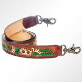 ADSTF133 Hand Tooled Genuine Leather Handle Strap