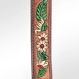 ADSTF133 Hand Tooled Genuine Leather Handle Strap