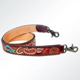 ADSTF139 Hand Tooled Genuine Leather Handle Strap